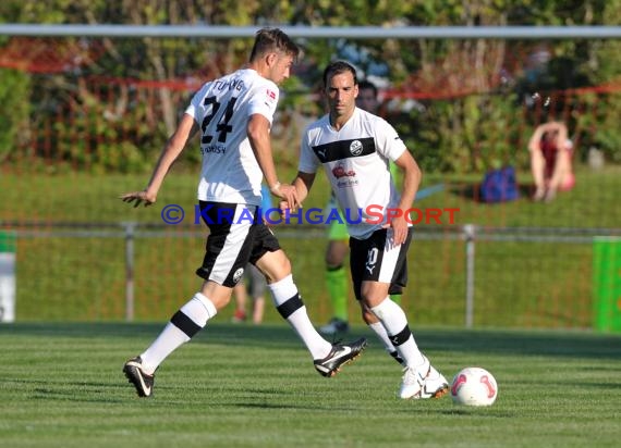 Testspiel SV Spielberg - SV Sandhausen im Talberg-Stadion (© Kraichgausport / Loerz)